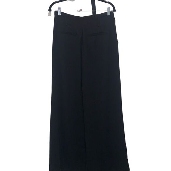 Active USA, Black, Wide Leg Belted Pants, Women's, Size L, Wide Leg Belted Pants - Picture 2 of 3